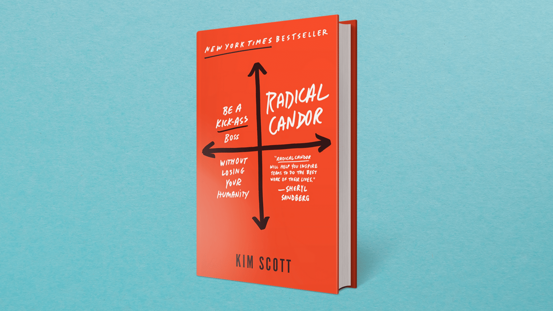 radical candor by kim scott on a solid background