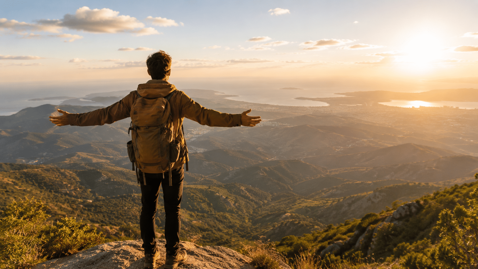 person embracing a fresh start and new possibilities on how to change your life