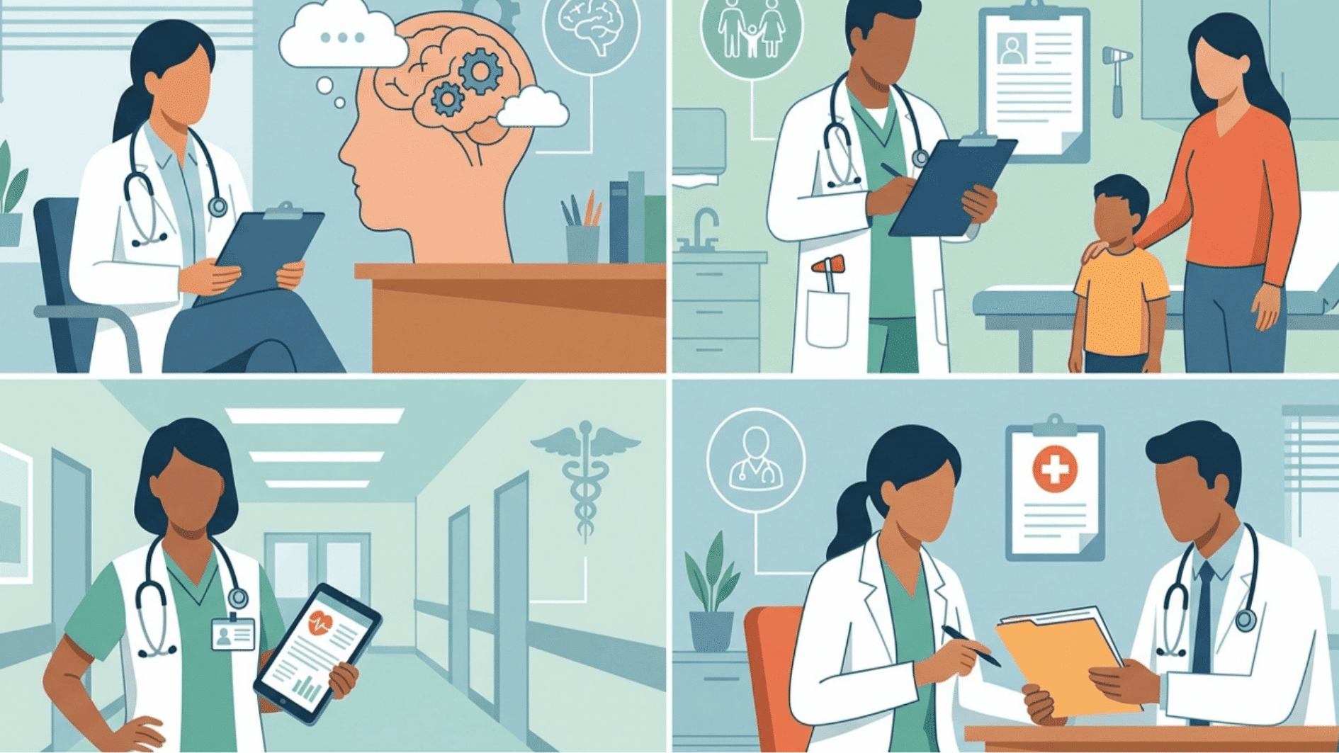doctor discussing anxiety medication options with a patient during a mental health consultation