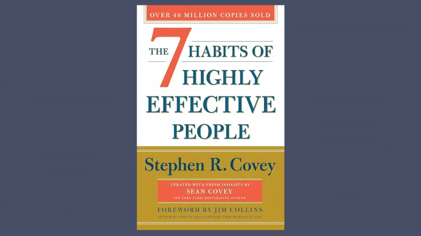 the 7 habits of highly effective people by stephen r covey book cover