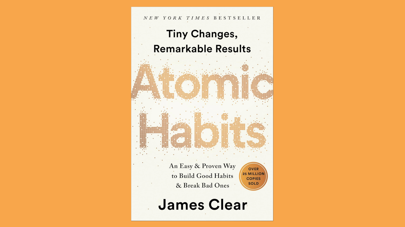 atomic habits by james clear book cover