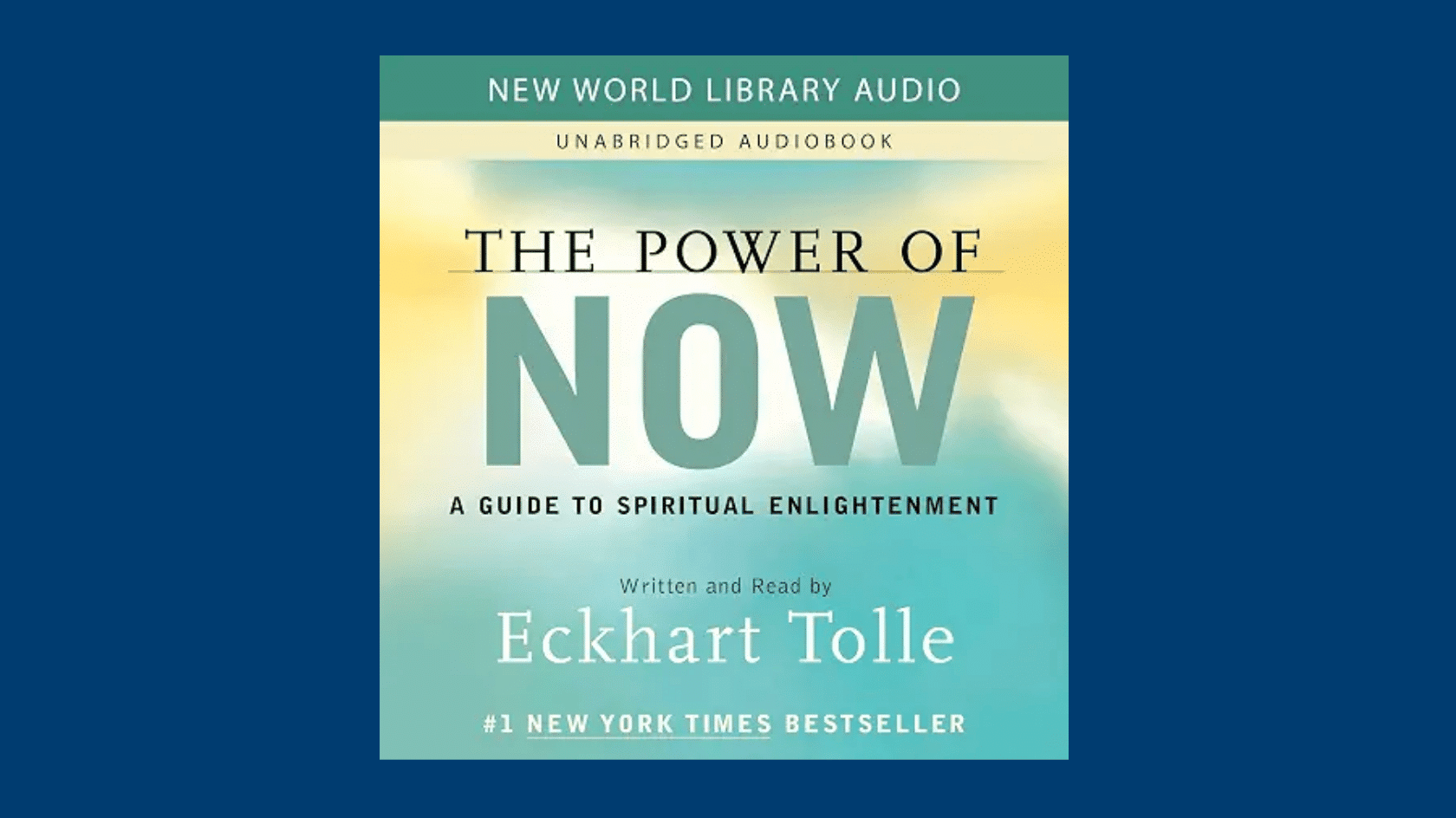 the power of now book cover by eckhart tolle
